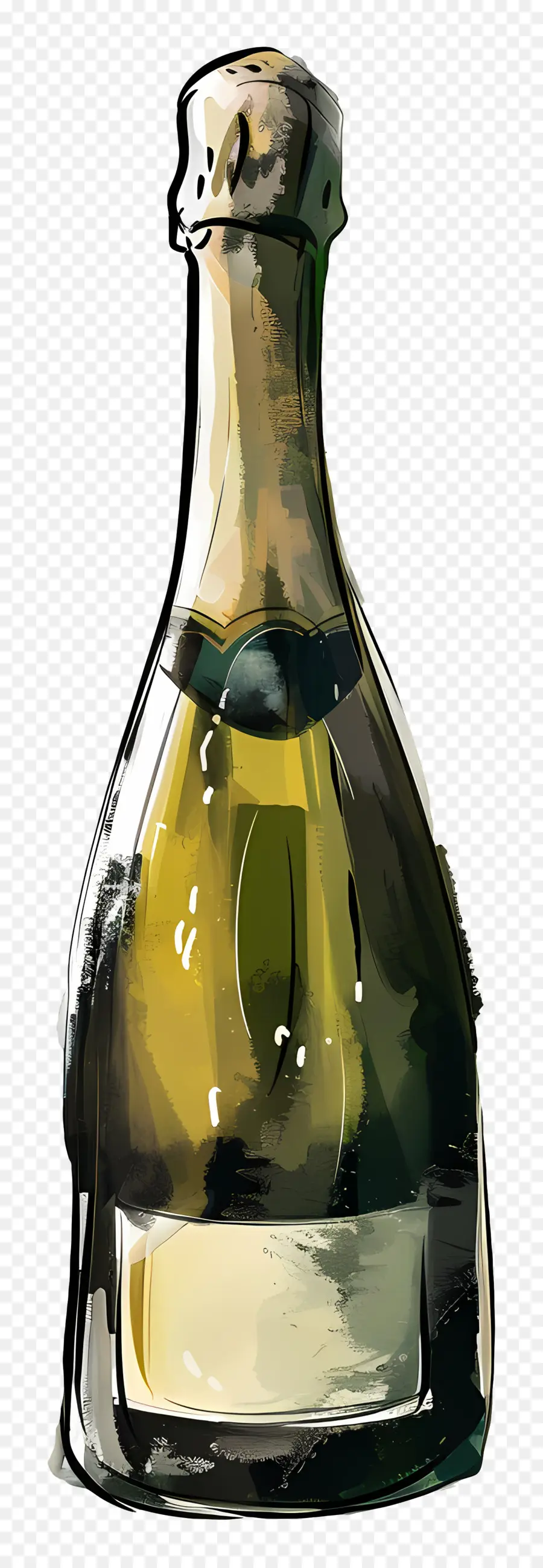 Bouteille De Champagne，Bouteille PNG