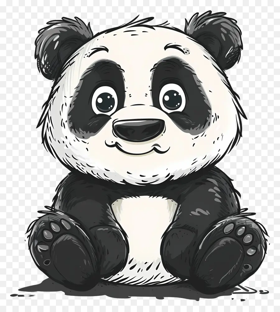 Panda De Dessin Animé，Panda PNG