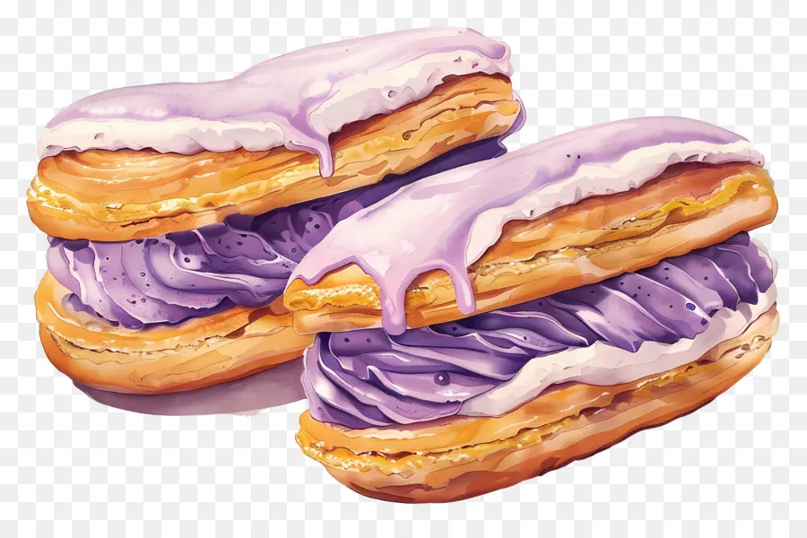 Les éclairs，La Pâtisserie PNG