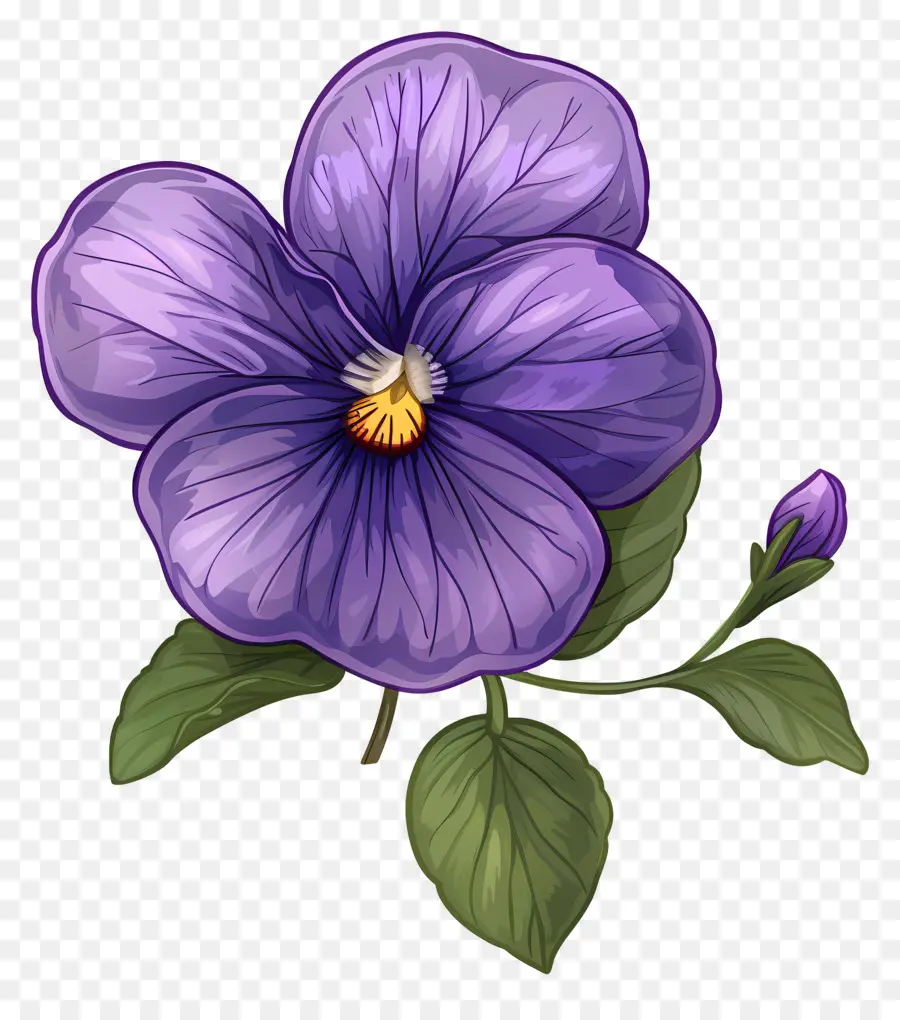 La Fleur De Violette，Fleur Pourpre PNG