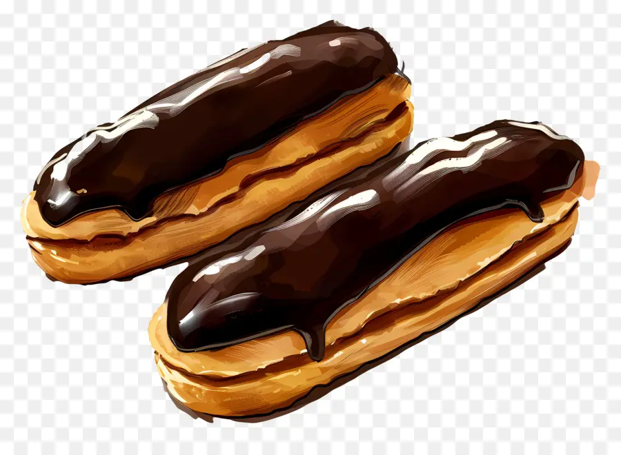 Éclairs，Éclairs Au Chocolat PNG