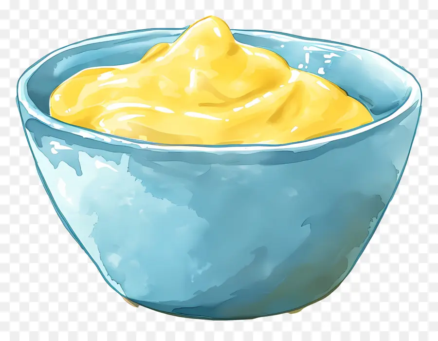 Sauce Hollandaise，Bol De Crème PNG