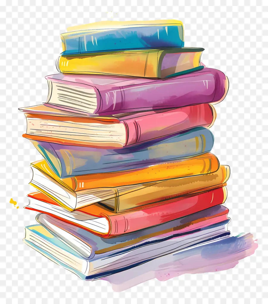 Pile De Livres，Livres PNG