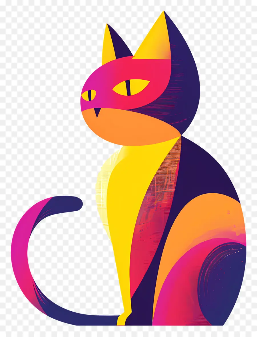 Chat De Dessin Animé，Chat PNG