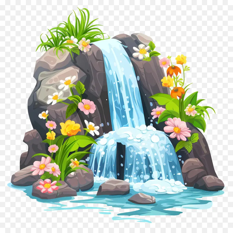 Cascade，Roches PNG