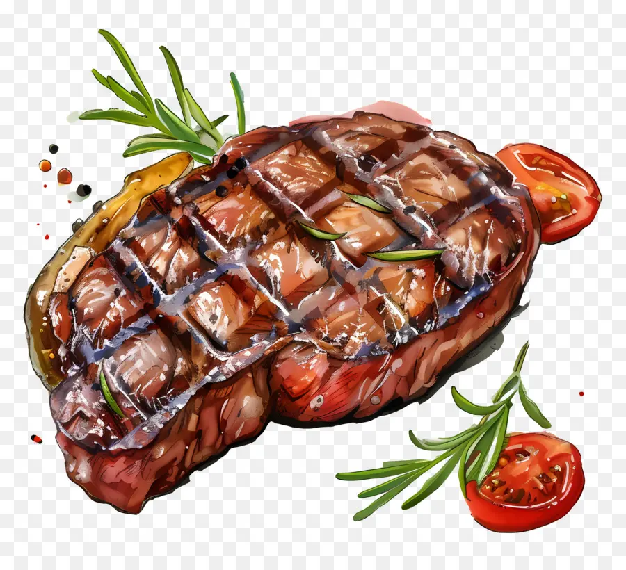 Steak，Steak Grillé PNG