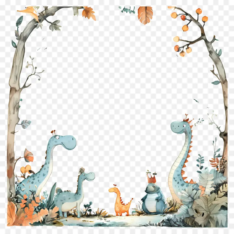 Automne Image，Les Dinosaures PNG