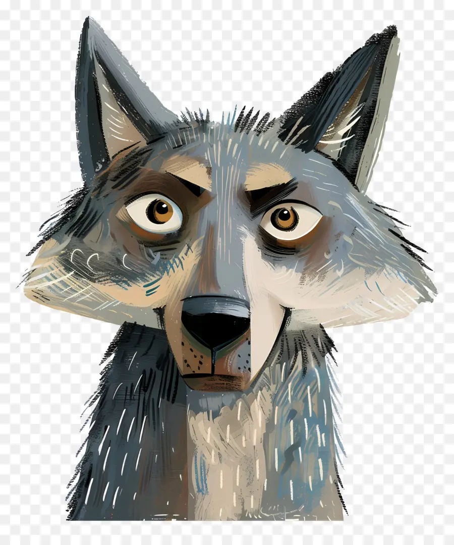 Loup，Gris PNG