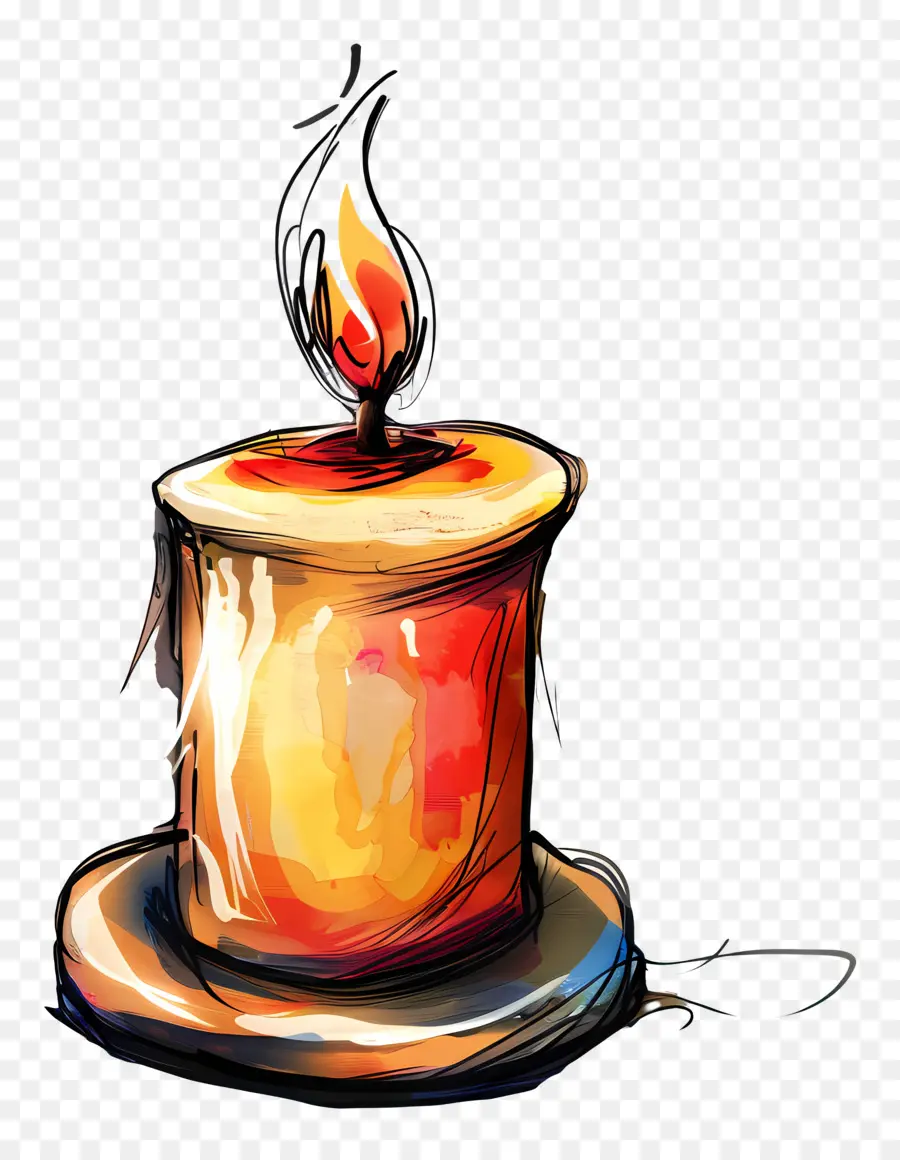 Bougie，La Flamme PNG