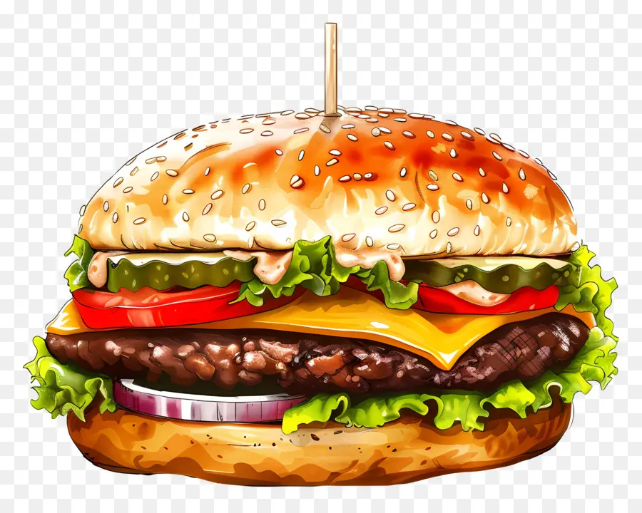 Hamburger，Cheeseburger PNG