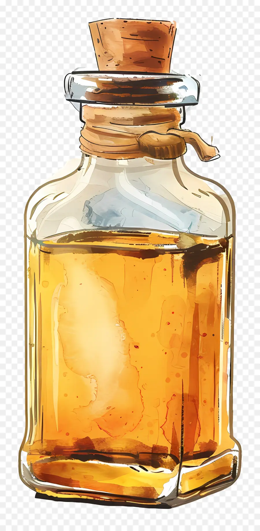 Bouteille D'huile，Bouteille Marron PNG