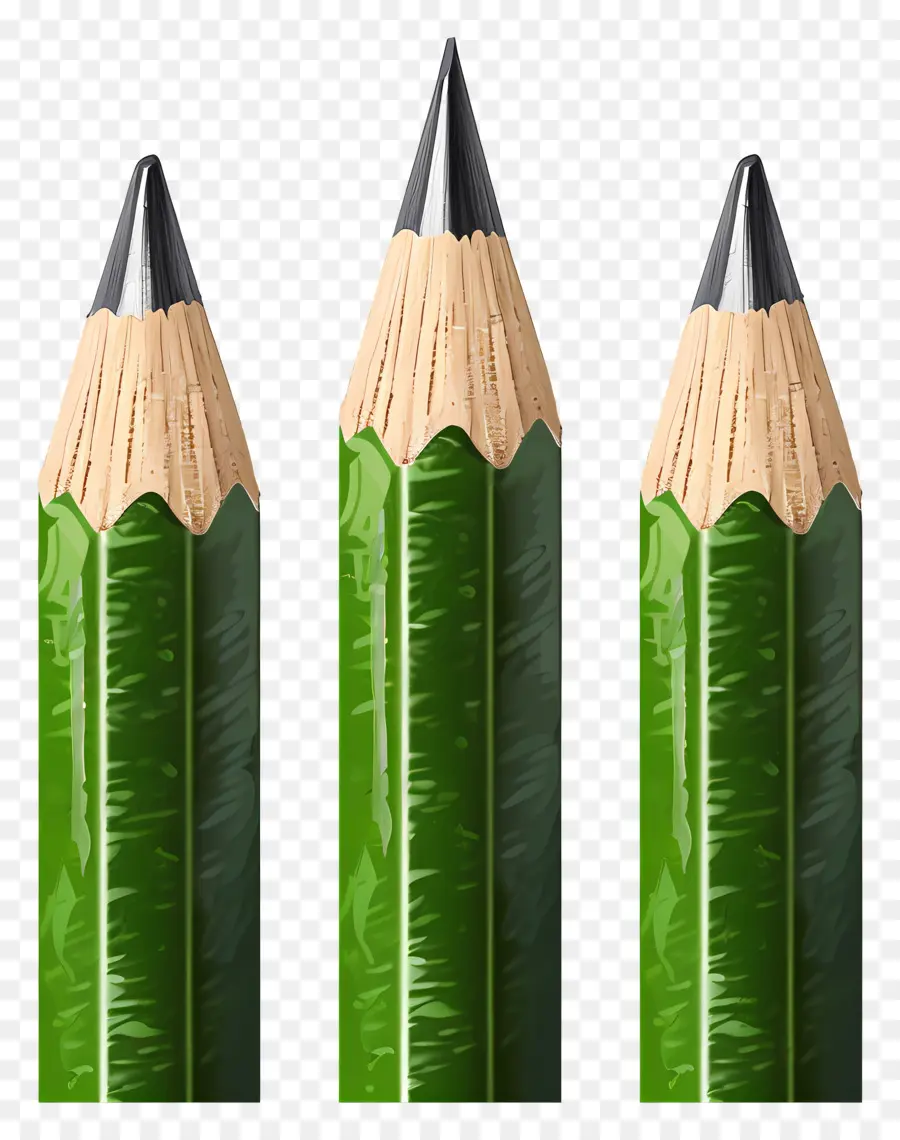 Crayons，Vert PNG