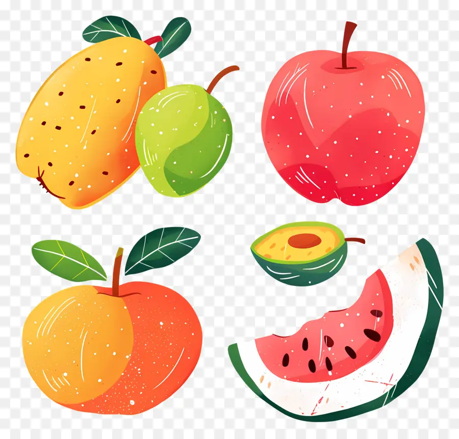 Fruits，Pastèque PNG