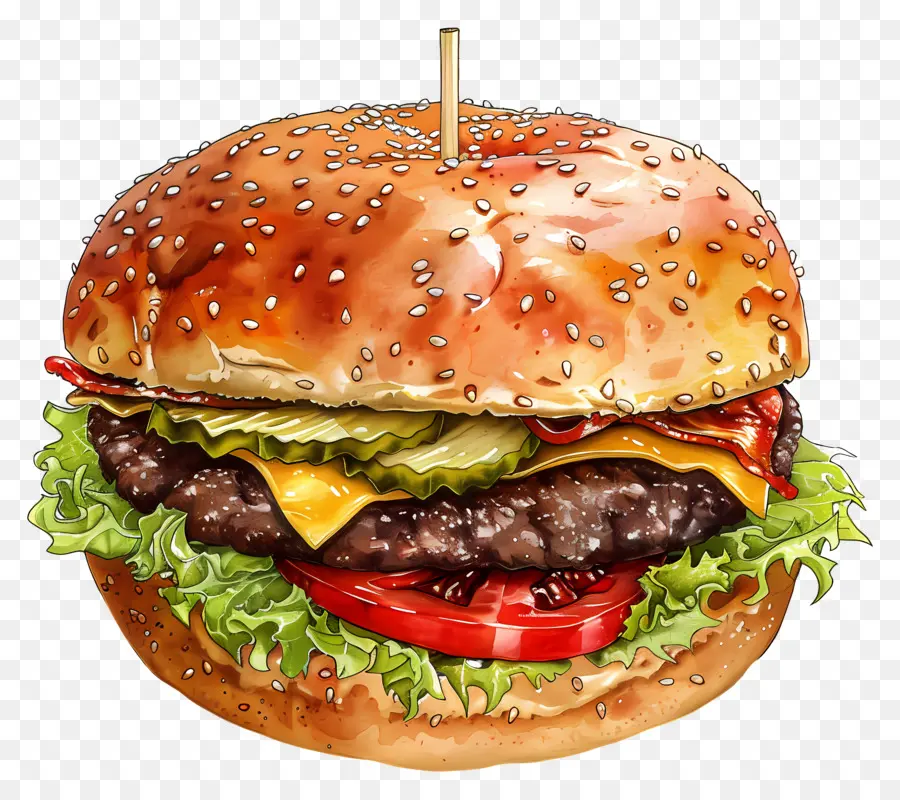 Hamburger，Cheeseburger PNG