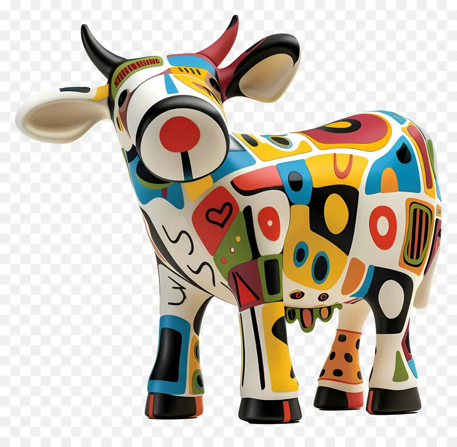 Vache，Vache Colorée PNG