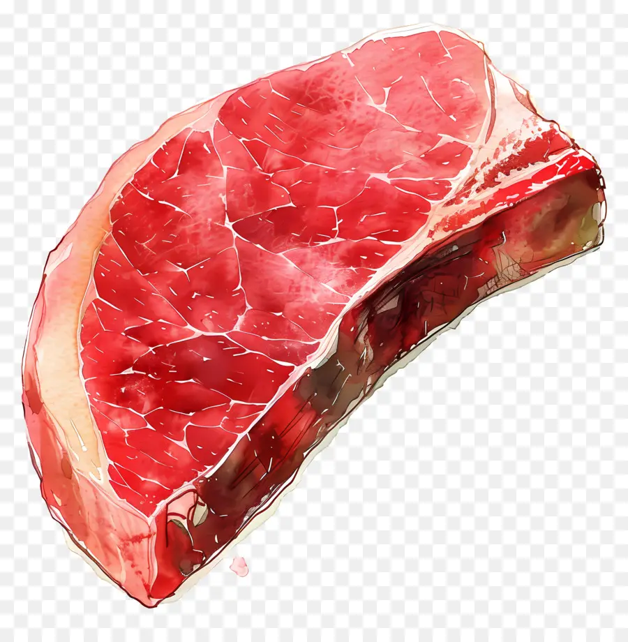 Tranche De Viande，Viande Crue PNG