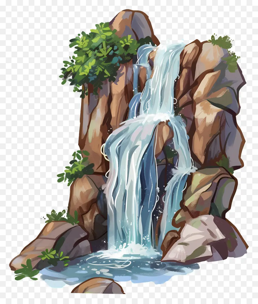 Cascade De Rivière，Cascade PNG