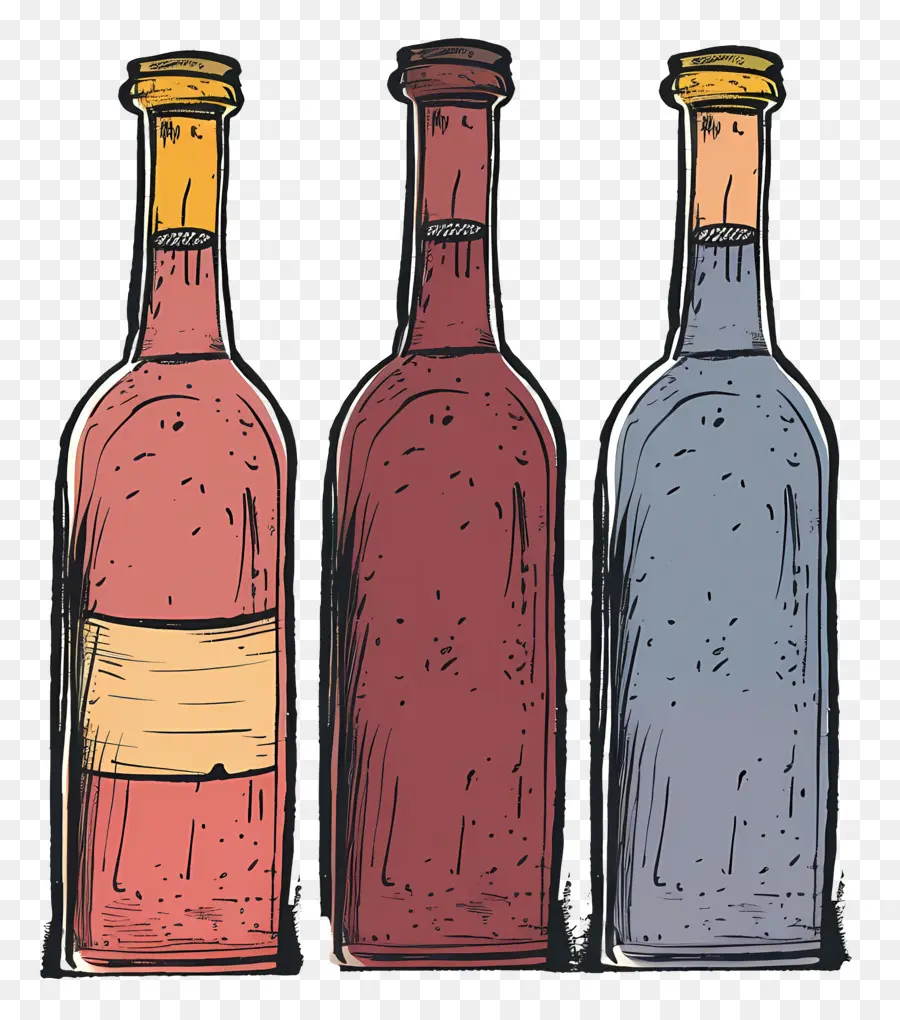 Bouteille De Vin，Bouteilles PNG