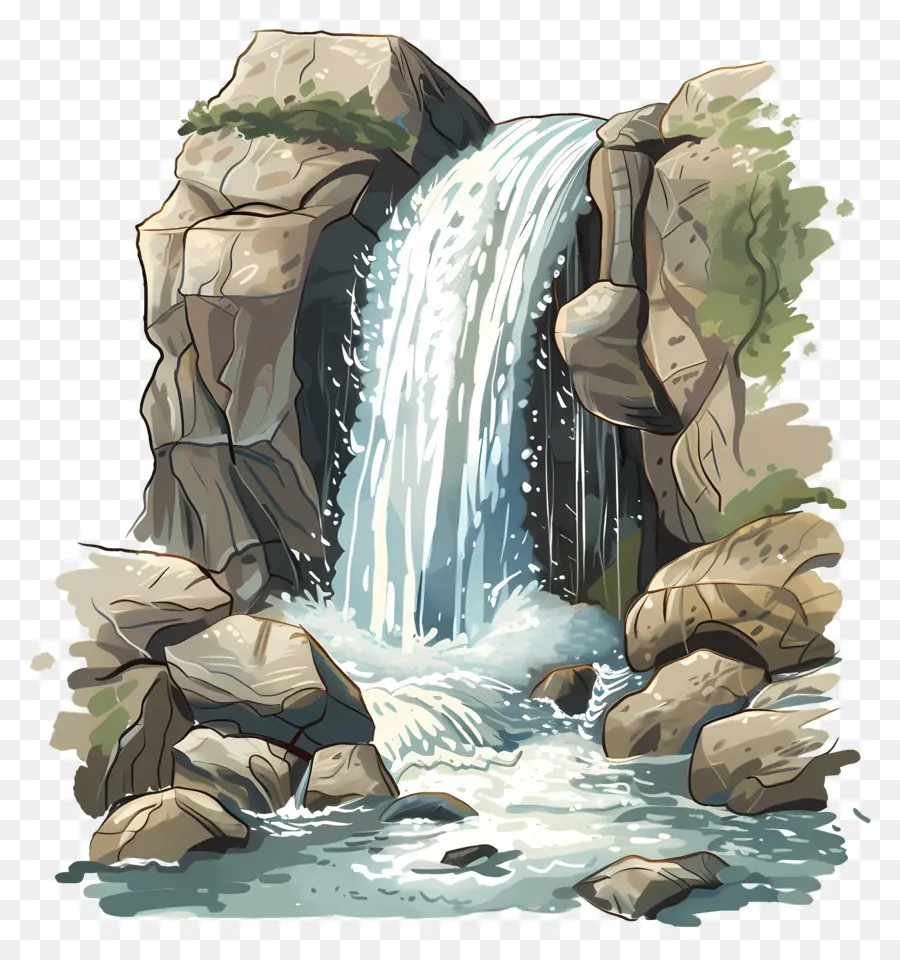 Cascade De Rivière，Cascade PNG