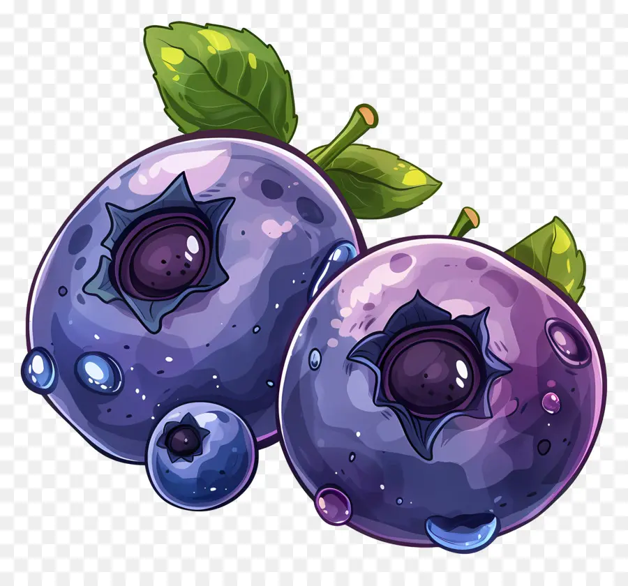 Bleuets，Prunes PNG