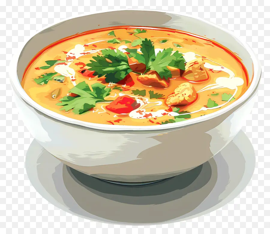 Soupe Au Curry，Bol De Soupe PNG