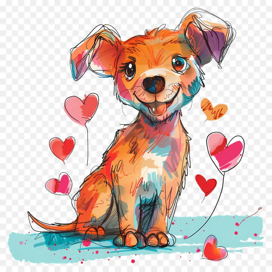 Chien De Dessin Animé，Chien Mignon PNG