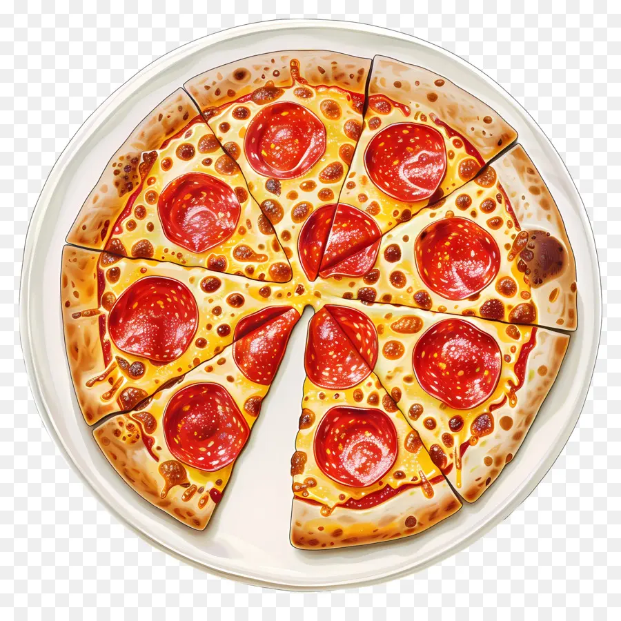 Assiette à Pizza，Pizza PNG