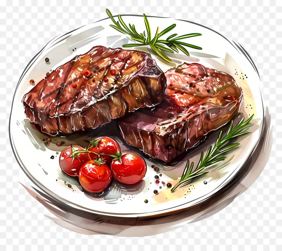 Steak，Steak Grillé PNG