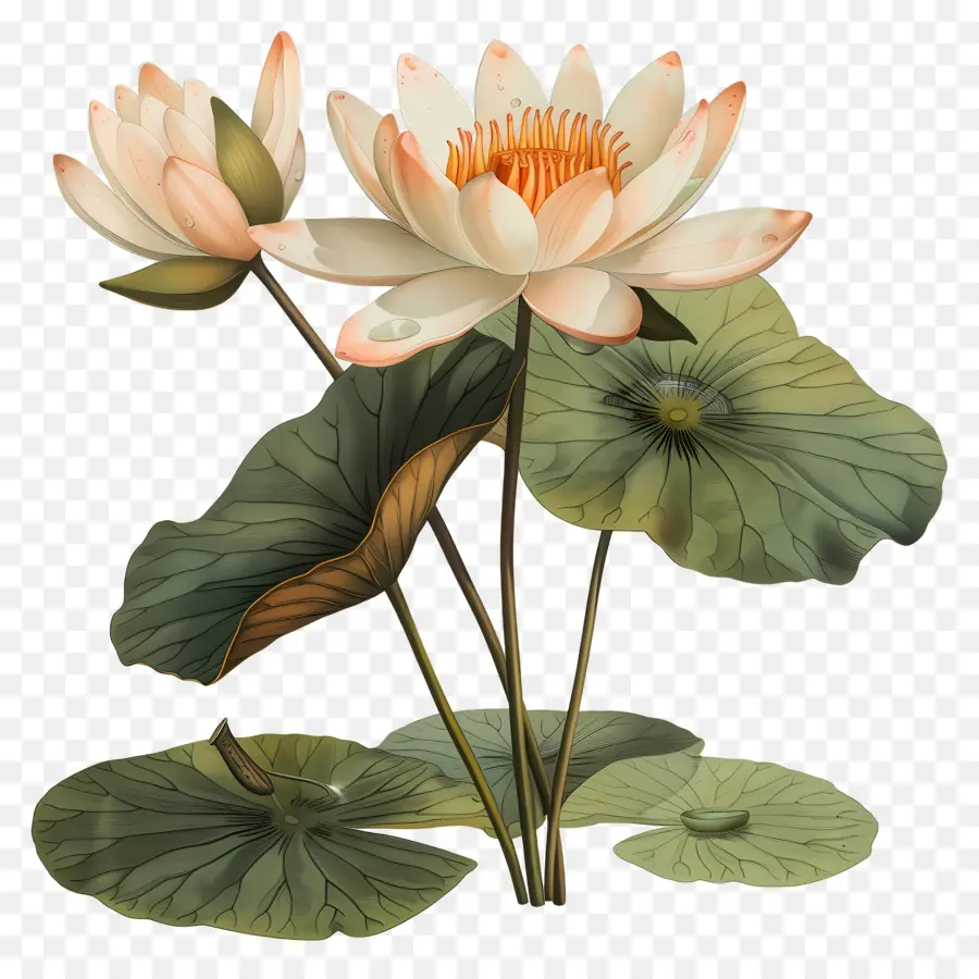 Nénuphar，Feuilles PNG