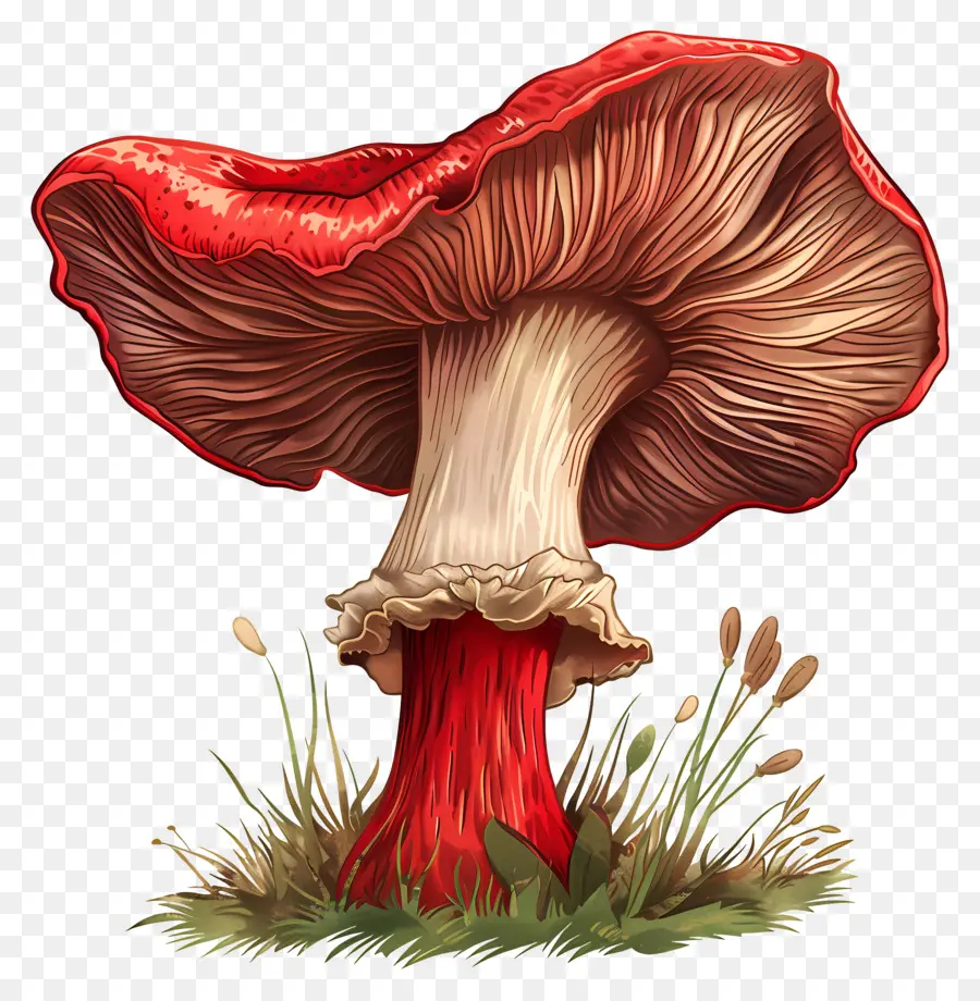 Champignon Rouge，Jaune Champignons PNG