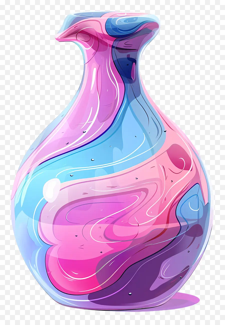 Vase En Argile，Vase Coloré PNG