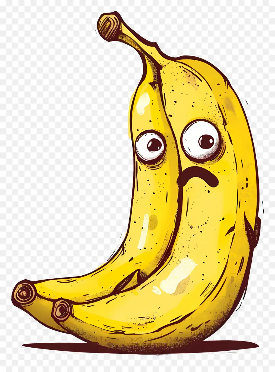 Banane，Banane De Dessin Animé PNG