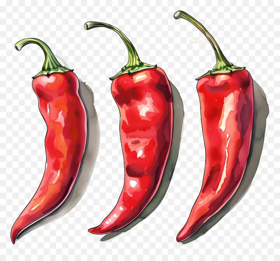 Rouge Piment，Piments Rouges PNG