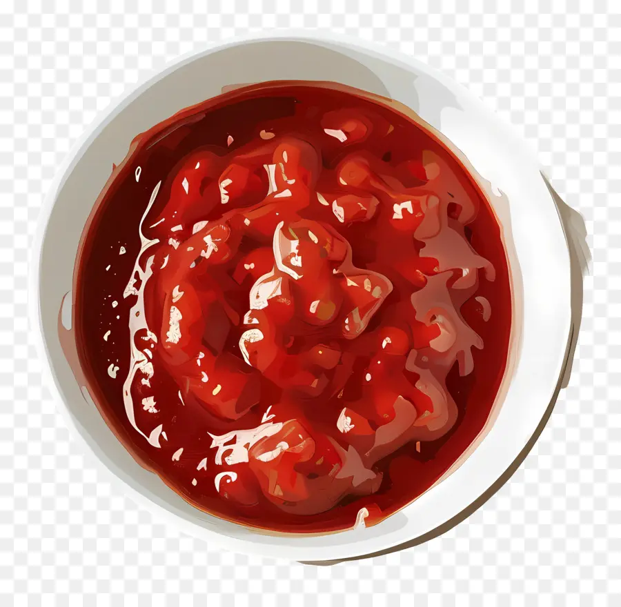 Sauce Marinara，Bol De Ketchup PNG