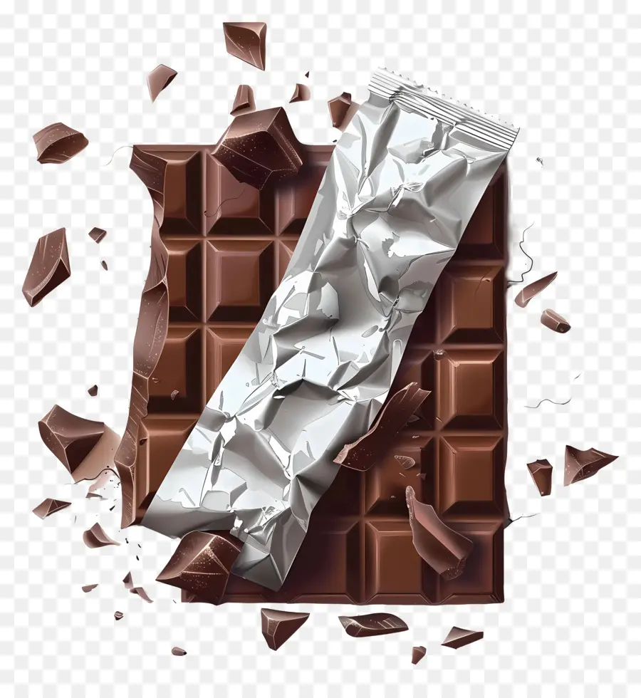 Barre De Chocolat，Brun PNG