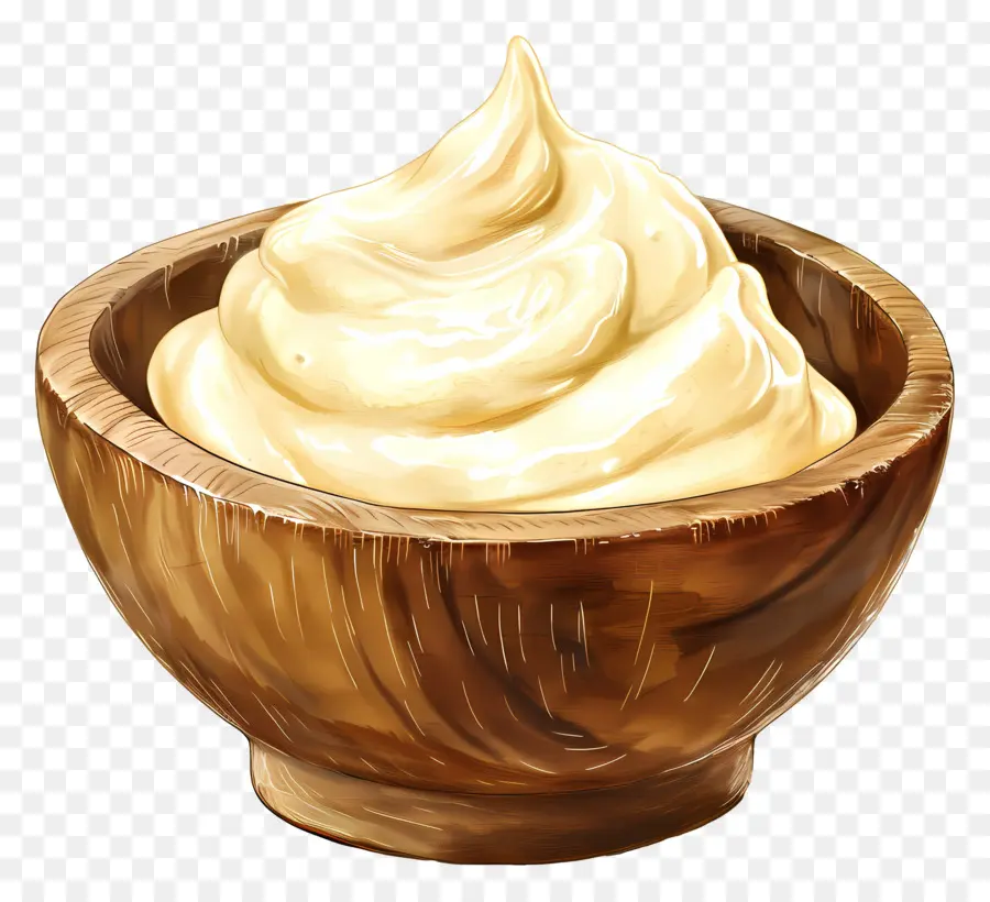 Mayonnaise，Bol De Crème PNG