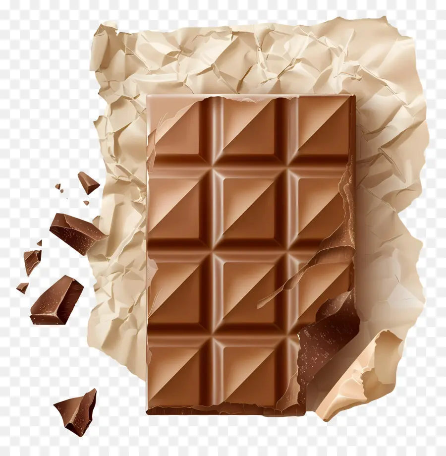 Barre De Chocolat，Brun PNG