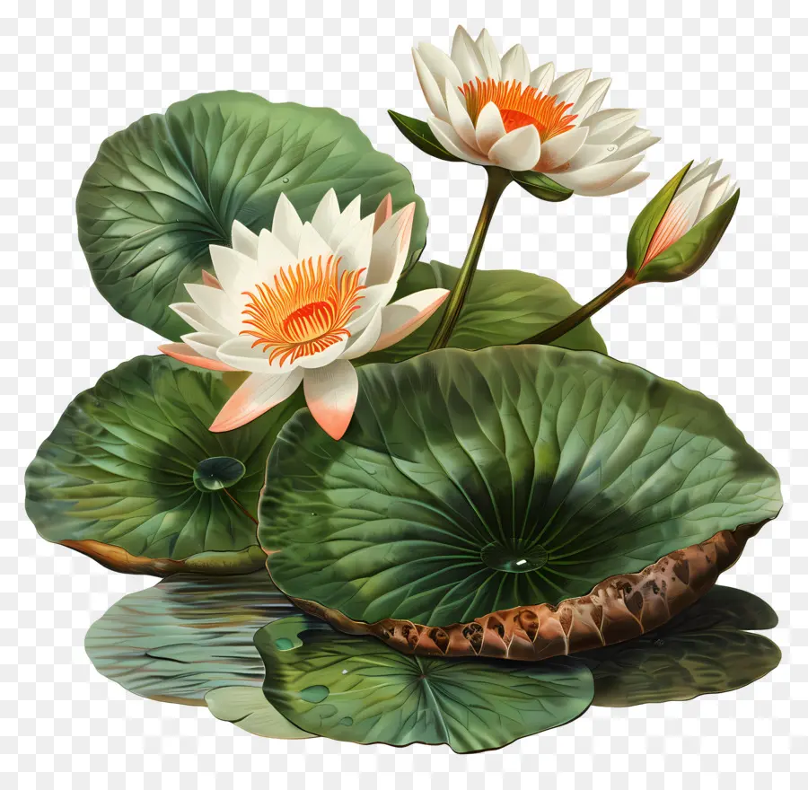 Nénuphar，Feuilles PNG