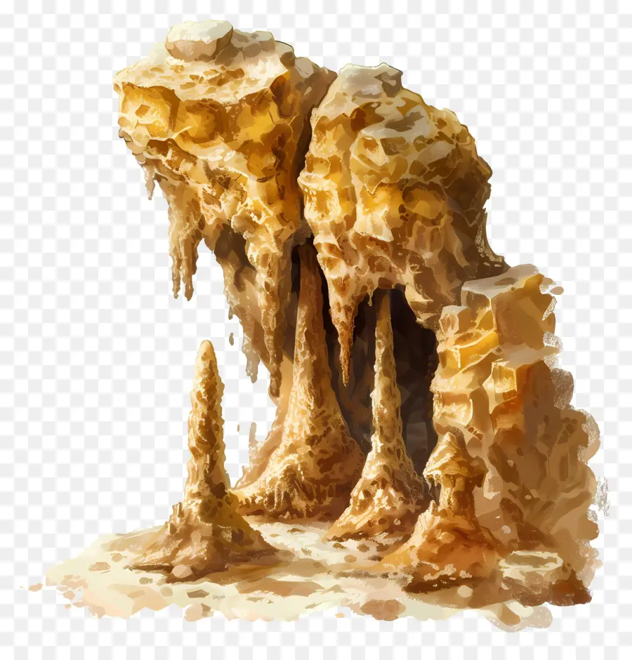 Cava Stalactite，Grotte PNG