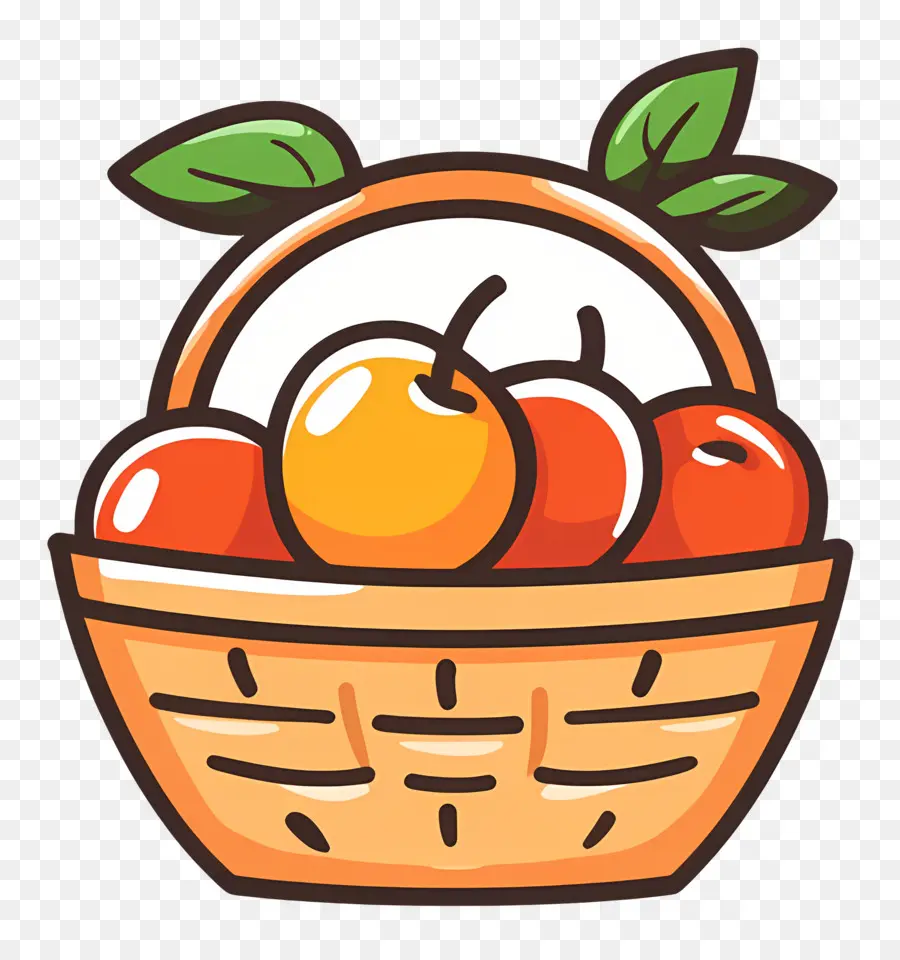 Apple Panier，Panier De Fruits PNG