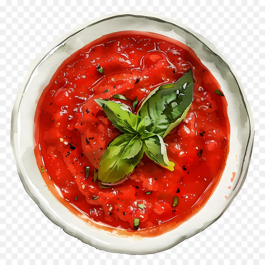 Sauce Marinara，Bol De Sauce Tomate PNG