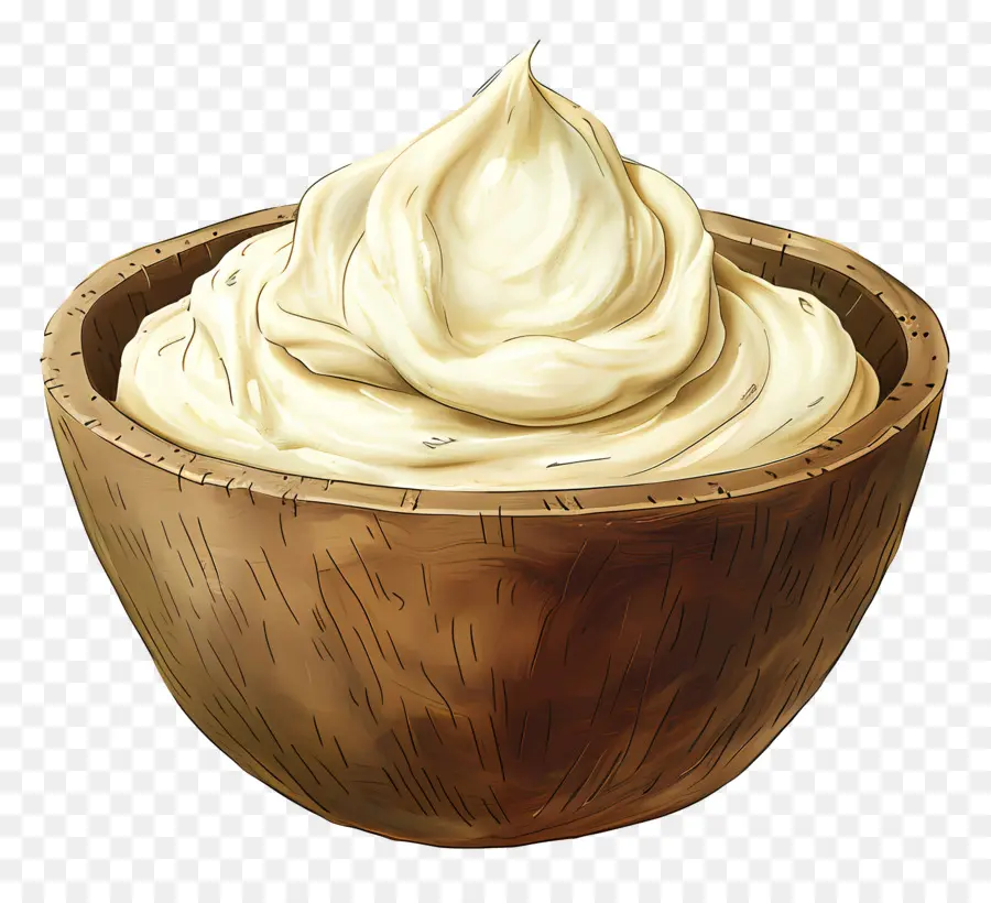 Mayonnaise，Bol De Crème PNG