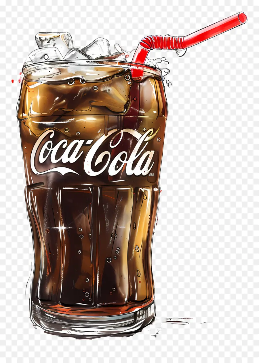 Coca Cola，Verre PNG