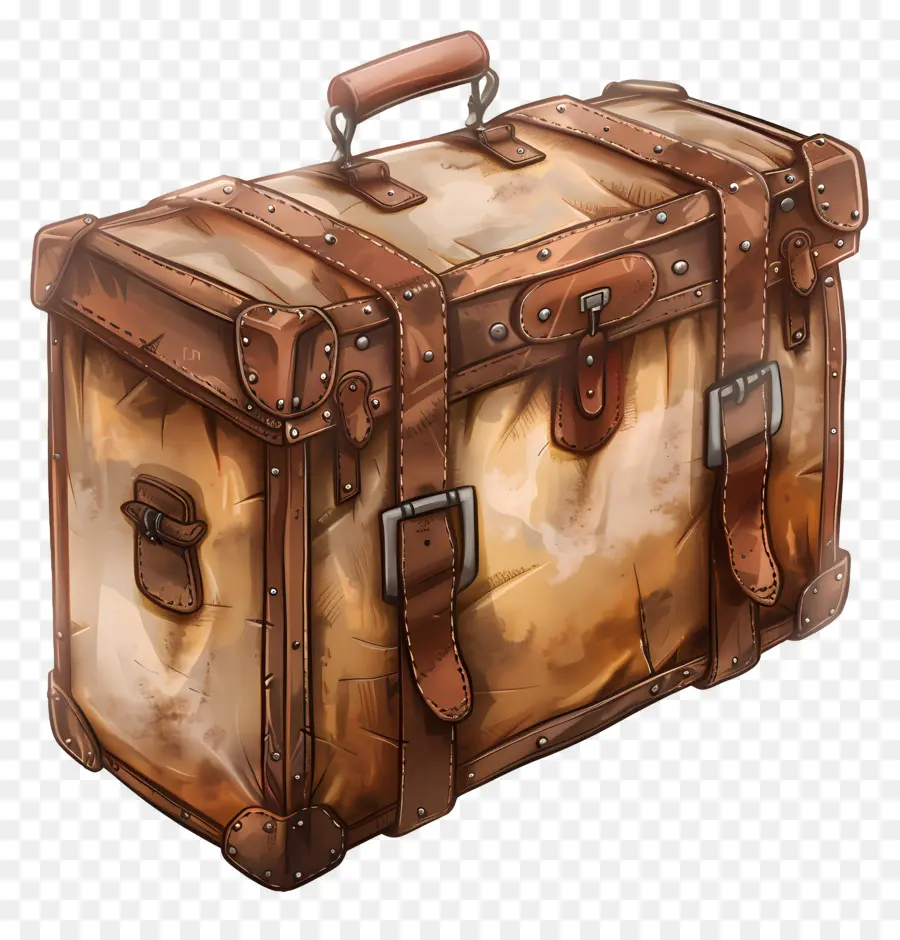 Bagages，Vintage Valise PNG