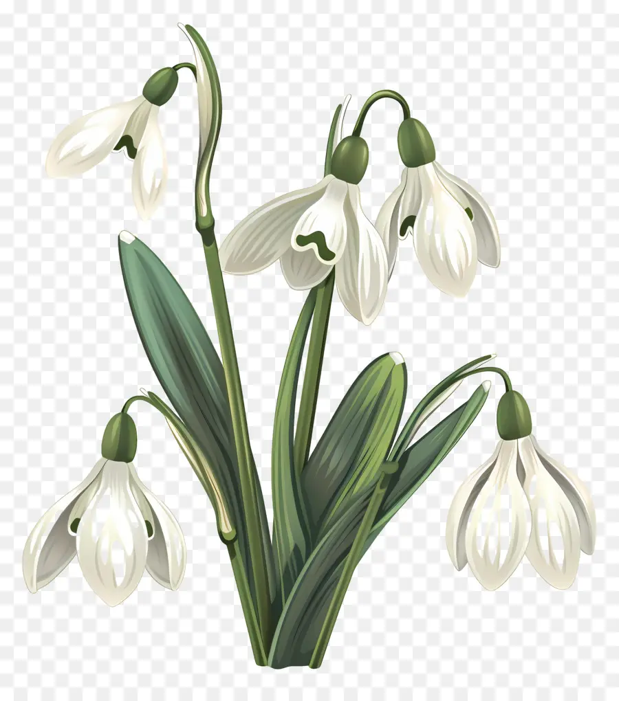 Perce Neige，Fleurs PNG