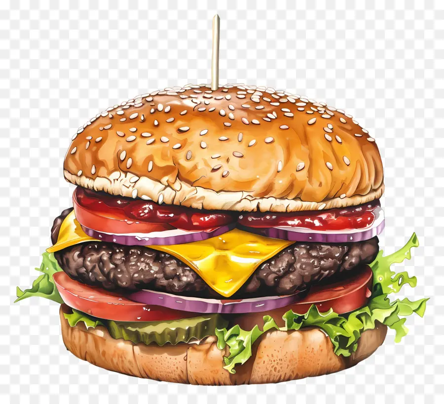 Burger，Laitue PNG