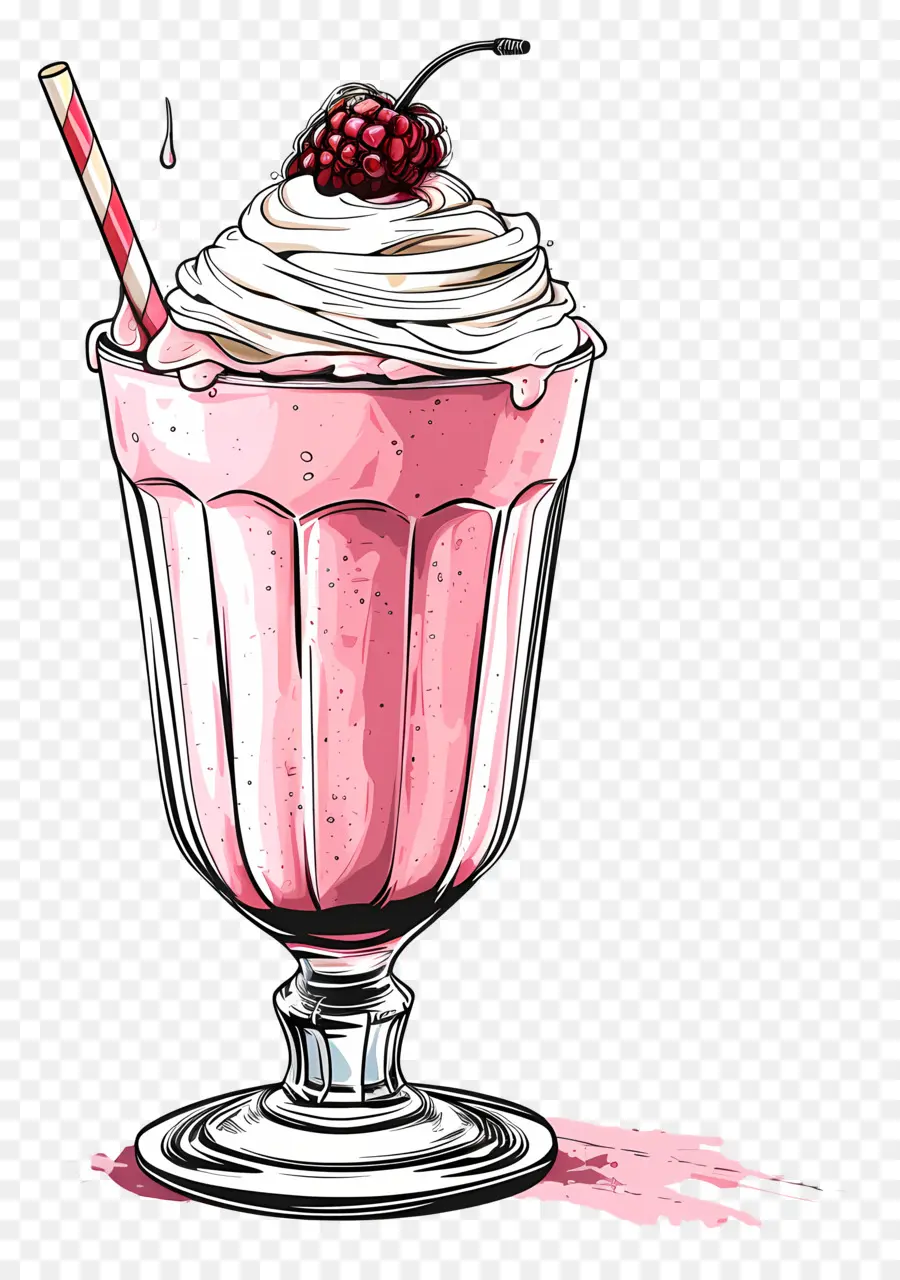 Milk Shake，Rose Milk Shake PNG