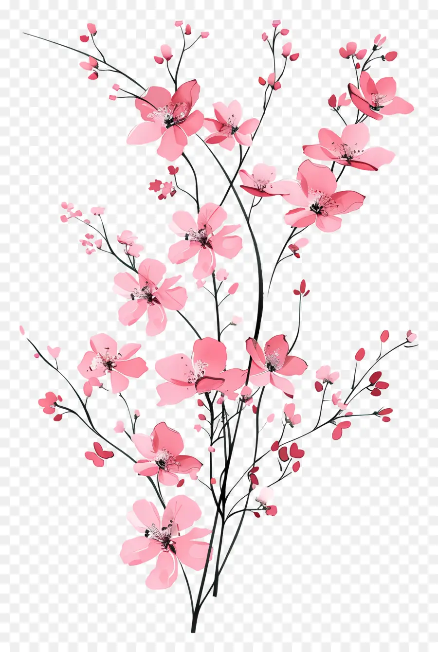 Fleurs Roses，Fleur PNG