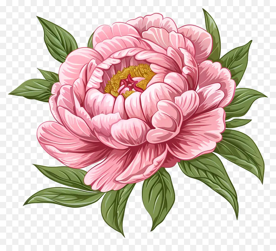 Rose Pivoine，Fleurs De Pivoine PNG