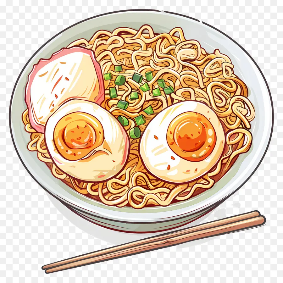 Nouilles Instantanées，Bol à Ramen PNG